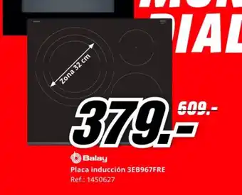 MediaMarkt BALAY Placa inducción 3EB967FRE oferta