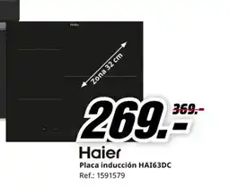 MediaMarkt HAIER Placa inducción HAI63DC oferta
