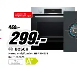 MediaMarkt BOSCH Horno multifunción HBA514ES3 oferta