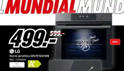 MediaMarkt LG Horno pirolítico WS7D7631WB oferta