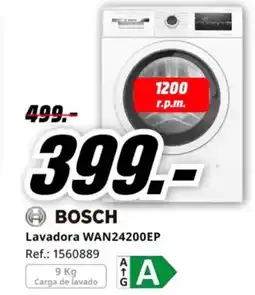 MediaMarkt BOSCH Lavadora WAN24200EP oferta