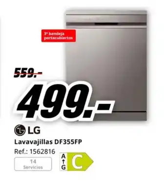 MediaMarkt LG Lavavajillas DF355FP oferta