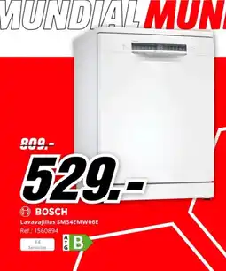 MediaMarkt BOSCH Lavavajillas SMS4EMW06E oferta