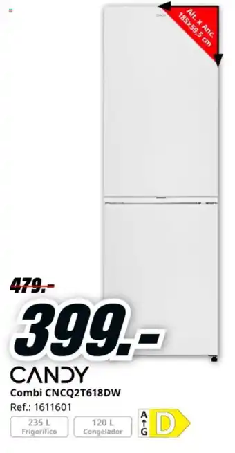 MediaMarkt CANDY Combi CNCQ2T618DW oferta