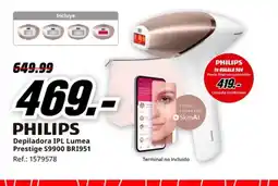 MediaMarkt PHILIPS Depiladora IPL Lumea Prestige S9900 BRI951 oferta