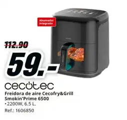 MediaMarkt CECOTEC Freidora de aire Cecofry&Grill Smokin'Prime 6500 oferta