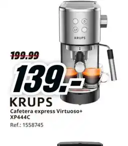MediaMarkt KRUPS Cafetera express Virtuoso+ XP444C oferta