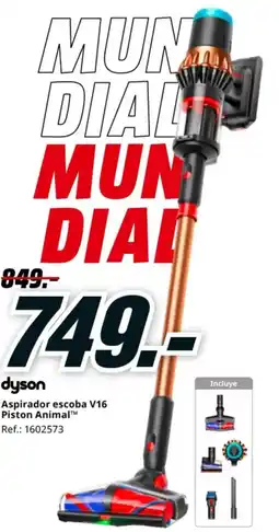 MediaMarkt DYSON Aspirador escoba V16 Piston Animal oferta