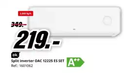 MediaMarkt Split inverter OAC 12225 ES SET oferta