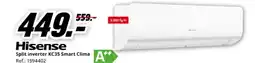 MediaMarkt HISENSE Split inverter KC35 Smart Clima A++ oferta