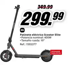 MediaMarkt Patinete eléctrico Scooter Elite oferta