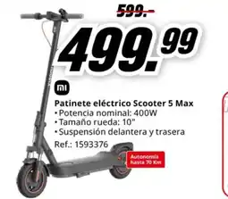 MediaMarkt Patinete eléctrico Scooter 5 Max oferta