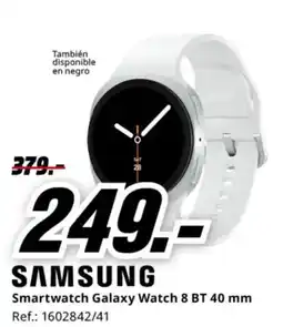 MediaMarkt SAMSUNG Smartwatch Galaxy Watch 8 BT 40 mm oferta