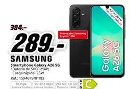 MediaMarkt SAMSUNG Smartphone Galaxy A26 5G oferta