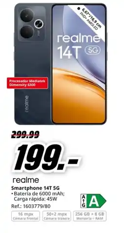 MediaMarkt REALME Smartphone 14T 5G oferta