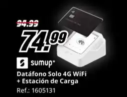 MediaMarkt SUMUP Datáfono Solo 4G WiFi + Estación de Carga oferta