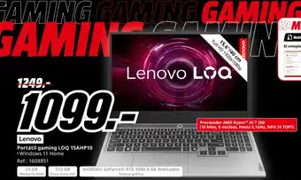MediaMarkt LENOVO Portátil gaming LOQ 15AHP10 oferta