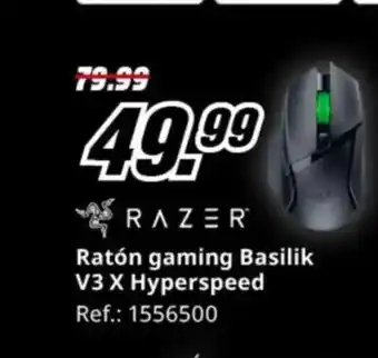MediaMarkt RAZER Ratón gaming Basilik V3 X Hyperspeed oferta