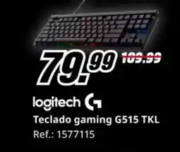 MediaMarkt LOGITECH Teclado gaming G515 TKL oferta