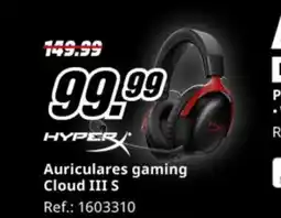 MediaMarkt HYPER Auriculares gaming Cloud III S oferta