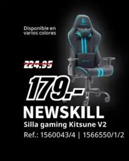 MediaMarkt NEWSKILL Silla gaming Kitsune V2 oferta