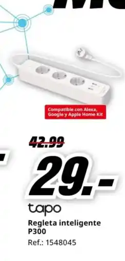MediaMarkt TAPOS Regleta inteligente P300 oferta