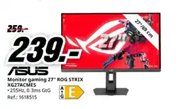 MediaMarkt ASUS Monitor gaming 27" ROG STRIX XG27ACMES oferta