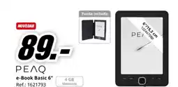 MediaMarkt PEAQ e-Book Basic 6" oferta