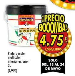SPAR Pintura mate multicolor interior-exterior oferta