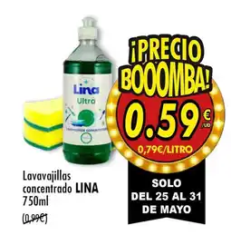 SPAR LINA Lavavajillas concentrado oferta