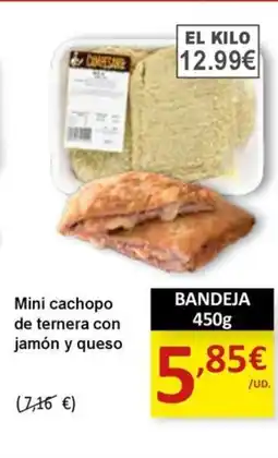 SPAR Mini cachopo de ternera con jamón y queso oferta