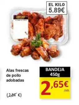 SPAR Alas frescas de pollo adobadas oferta