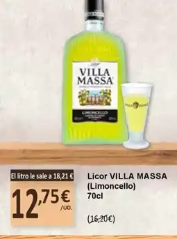 SPAR VILLA MASSA Licor (Limoncello) oferta