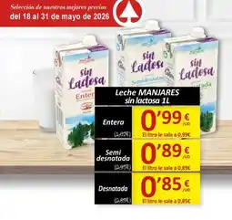 SPAR MANJARES Leche oferta