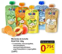 SPAR PASITOS Merienda de bolsillo oferta