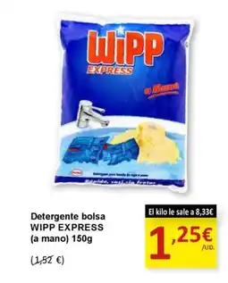 SPAR WIPP EXPRESS Detergente bolsa oferta