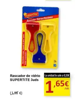 SPAR SUPERTITE Rascador de vidrio oferta