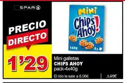 SPAR CHIPS AHOY Mini galleta oferta
