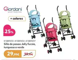 Prénatal GIORDANI Silla de paseo Jolly fucsia, turquesa o verde oferta