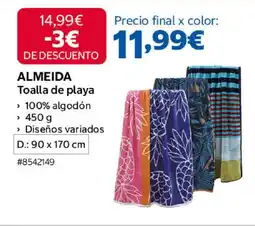 Costco ALMEIDA Toalla de playa oferta