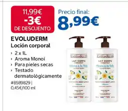 Costco EVOLUDERM Loción corporal oferta