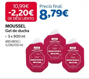 Costco MOUSSEL Gel de ducha oferta