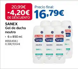 Costco SANEX Gel de ducha neutro oferta
