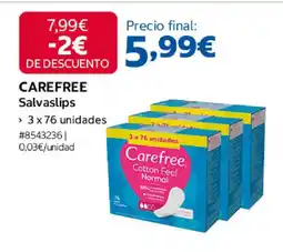 Costco CAREFREE Salvaslips oferta