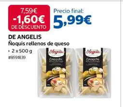 Costco DE ANGELIS Ñoquis rellenos de queso oferta