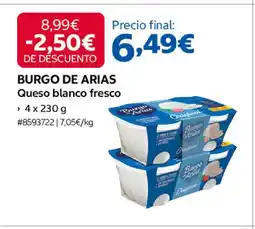 Costco BURGO DE ARIAS Queso blanco fresco oferta