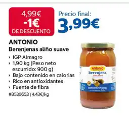 Costco ANTONIO Berenjenas aliño suave oferta