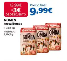 Costco NOMEN Arroz Bomba oferta