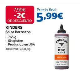 Costco KINDERS Salsa Barbacoa oferta