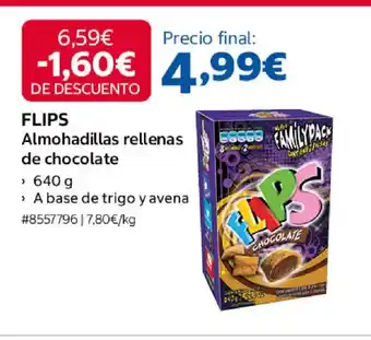 Costco FLIPS Almohadillas rellenas de chocolate oferta
